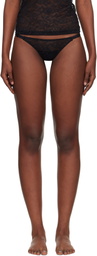 Yasmine Eslami Black Alice Thong