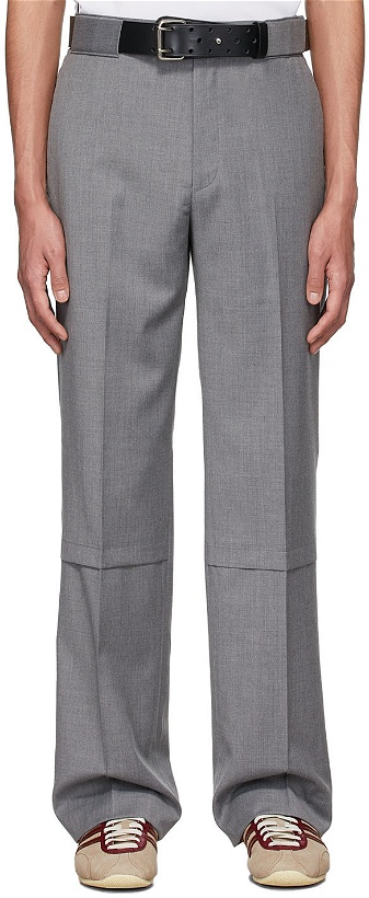 Photo: Commission SSENSE Exclusive Grey Polyester Trousers