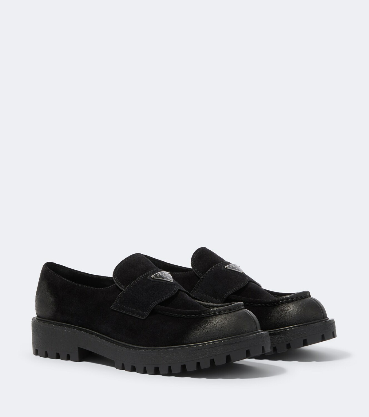 Prada Suede loafers