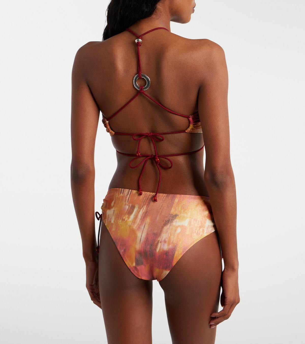 Isabel Marant Analia printed bikini top