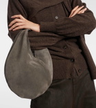 Aesther Ekme Ora Mini suede shoulder bag