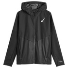 Nike Running Men's Aeroswift Breathable Jacket in Black/Summit White