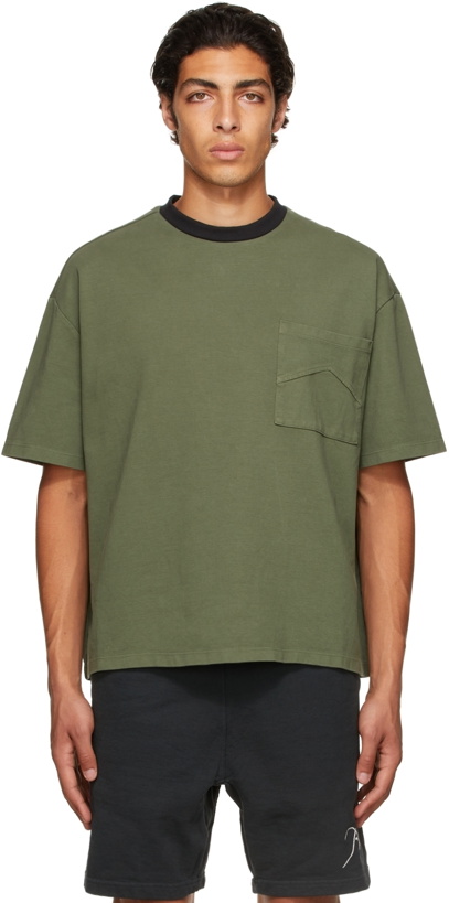 Photo: Rhude Khaki Box T-Shirt