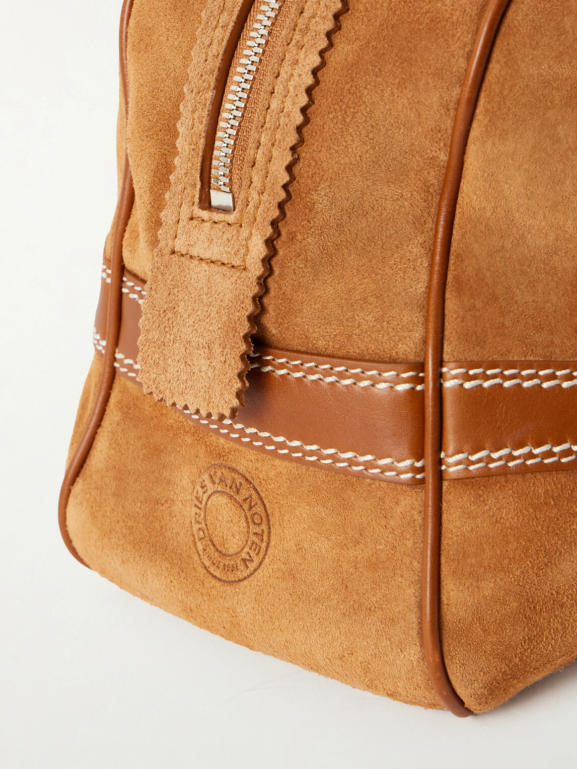 Dries Van Noten - Suede and Leather Duffle Bag