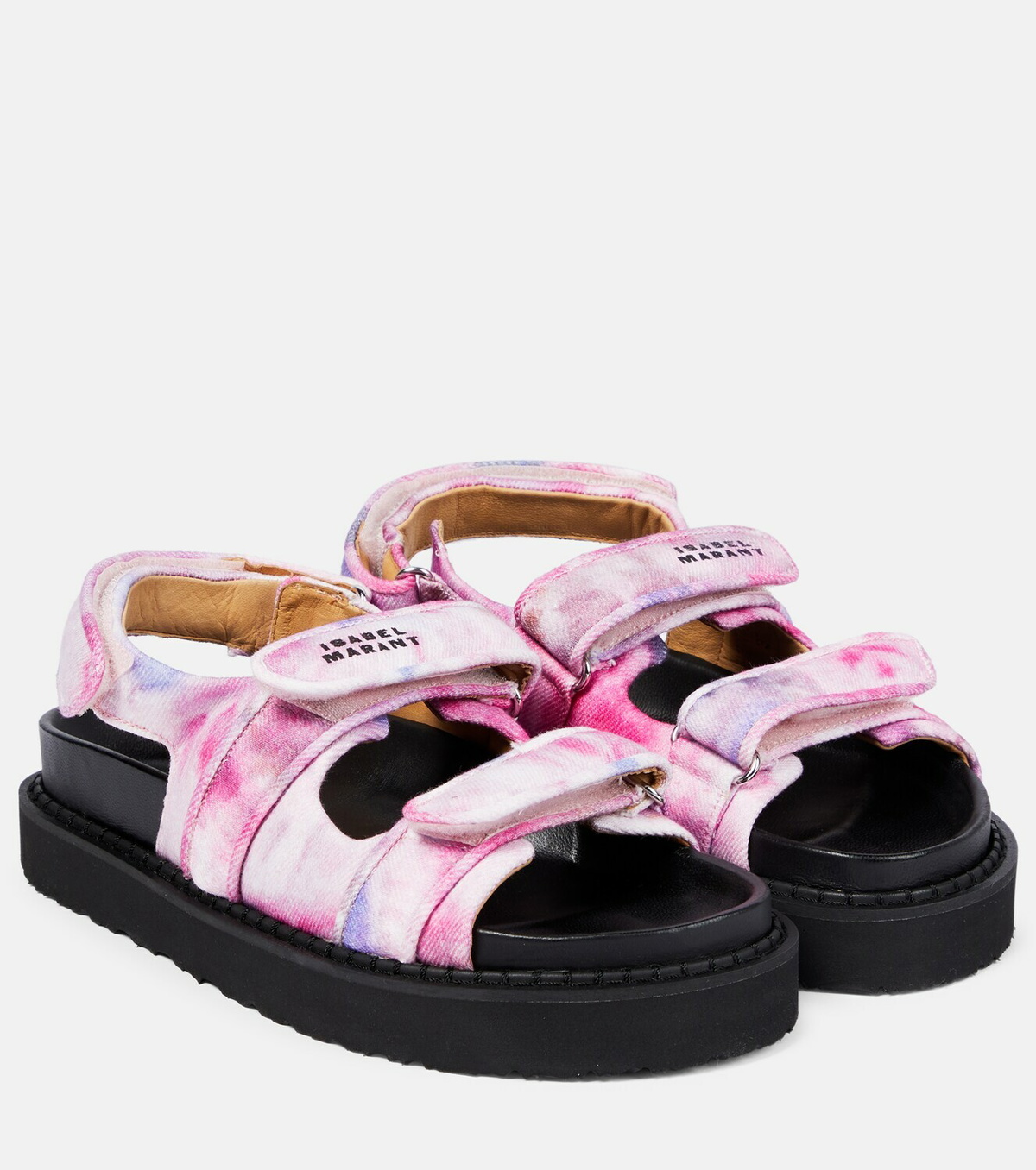 Isabel Marant - Madee tie-dye cotton sandals Isabel Marant