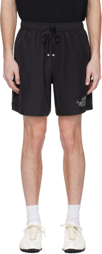 Photo: AMIRI Black 'AMIRI Spirit' Shorts
