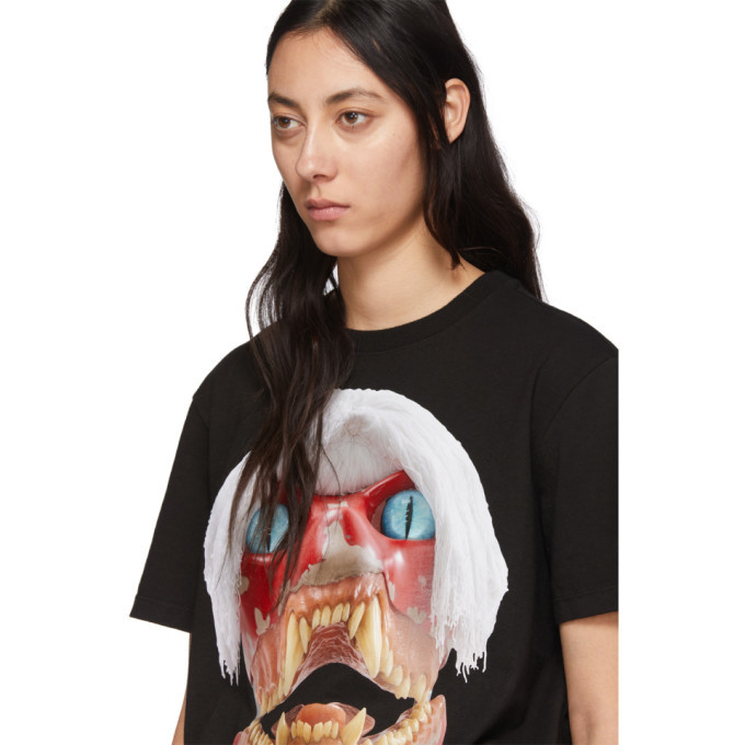 S.R. STUDIO. LA. CA. Black ED. 50 White Haired Red Skull T-Shirt