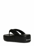 BALENCIAGA - 50mm Rise Leather Thong Sandals