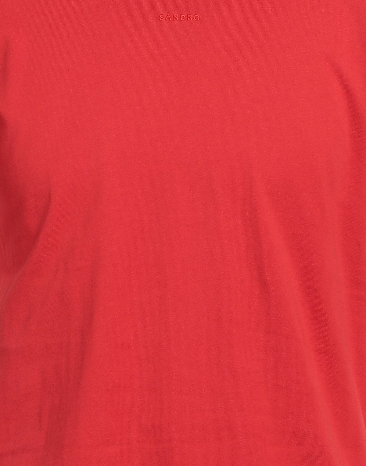 Sandro Mens T-shirt in Red