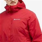 Montane Men's Fireball Hooded Jacket in Acer Red