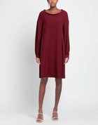 Manila Grace Womens Mini dress Burgundy
