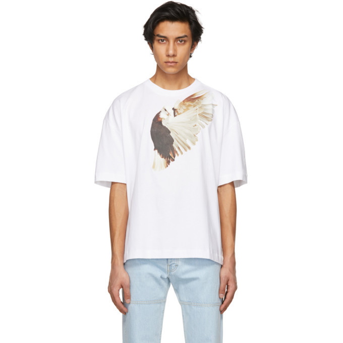 Photo: Etudes White Roe Ethridge Edition Bird T-Shirt