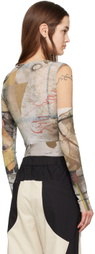 Serapis Green Print Long Sleeve T-Shirt