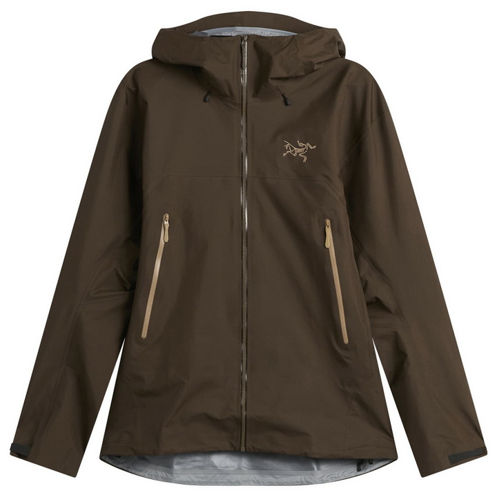 Photo: Arc'teryx Men's Arcteryx Beta SL Gore-Tex Jacket in Carob/Canvas