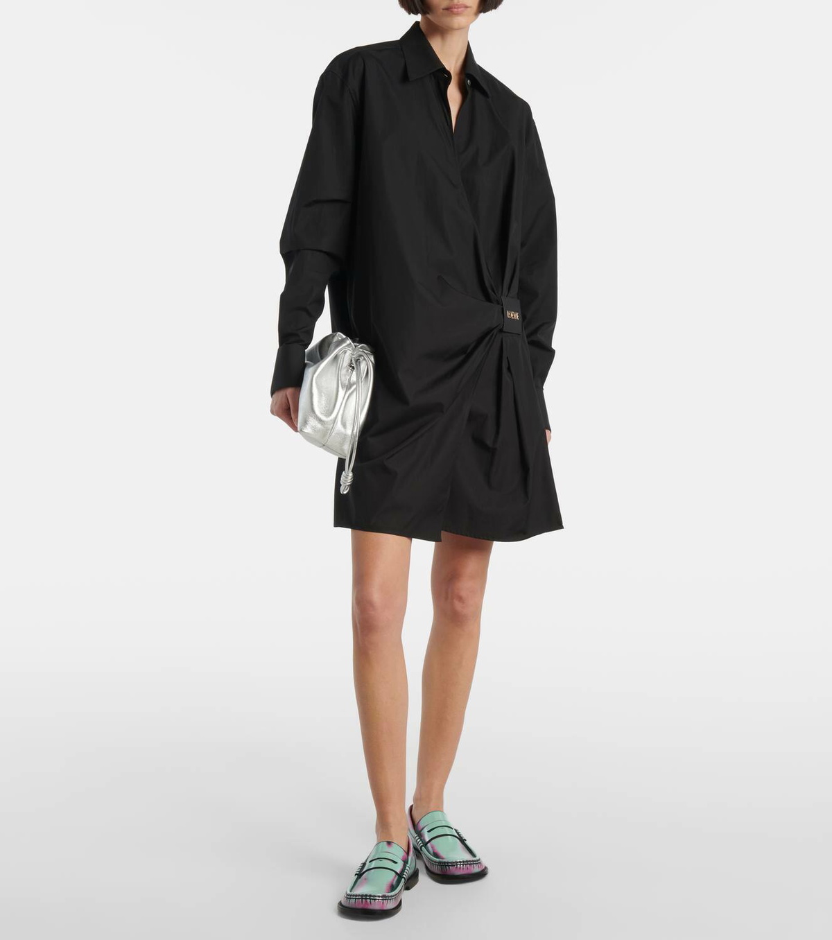 Loewe Campo leather penny loafers