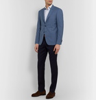 Canali - Kei Slim-Fit Puppytooth Super 130s Wool Blazer - Blue