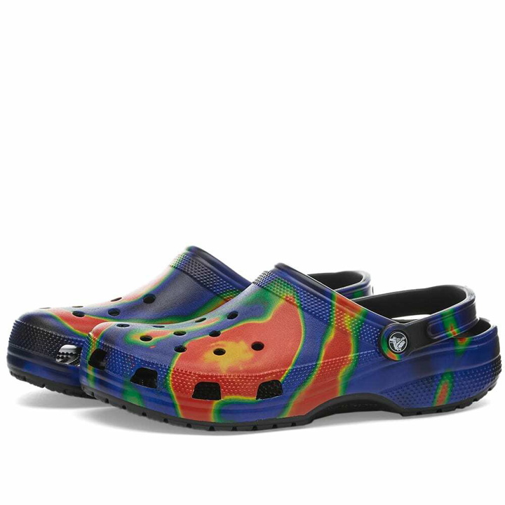 Photo: Crocs Classic Solarized Clog in Black/Navy