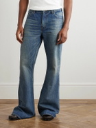 CELINE - Marco Flared Frayed Jeans - Blue