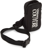 Versace Jeans Couture Black Range Logo Pouch