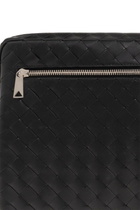 Bottega Veneta Intrecciato Zippered Laptop Case Bag