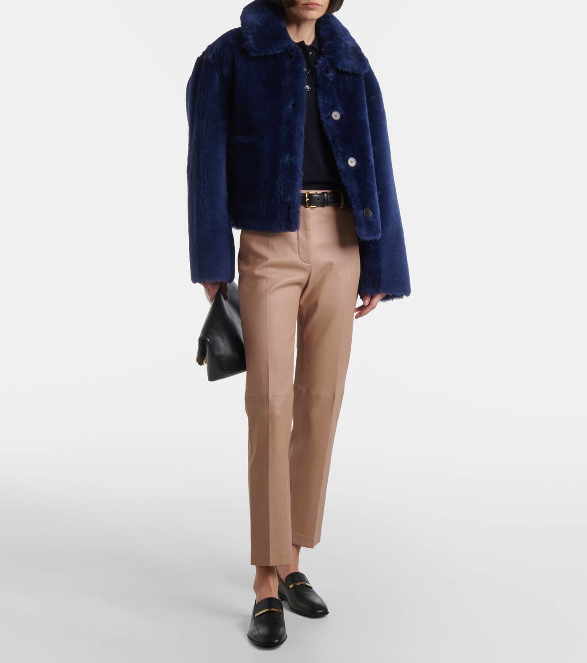 Joseph Alloway reversible shearling and leather jacket