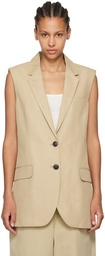 rag & bone Beige Odessa Vest