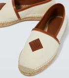 Ralph Lauren Purple Label - Bosworth monogram canvas espadrilles