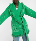 Alanui - Bandana cashmere cardigan