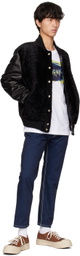 Marni Blue Contrast Stitch Jeans