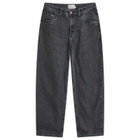 Dime Men's Classic Baggy Denim Jeans in Faded Black