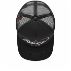 Nancy Men's Glam Trucker Hat in Black