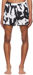 Alexander McQueen Black Nylon Swim Shorts