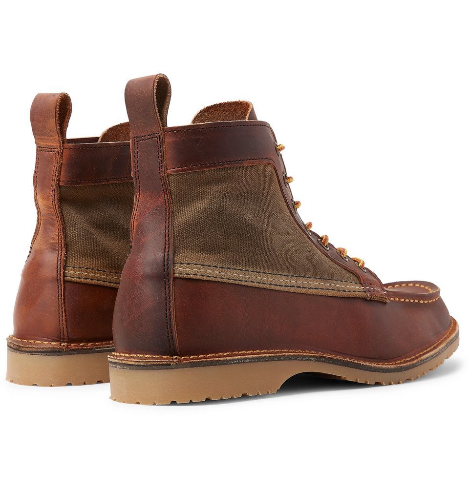 Waxed discount canvas boots