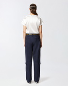 Pinko Satin Blouse With Cap Sleeves Snow White