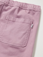 NN07 - Gregor Stretch-Cotton Twill Drawstring Shorts - Pink