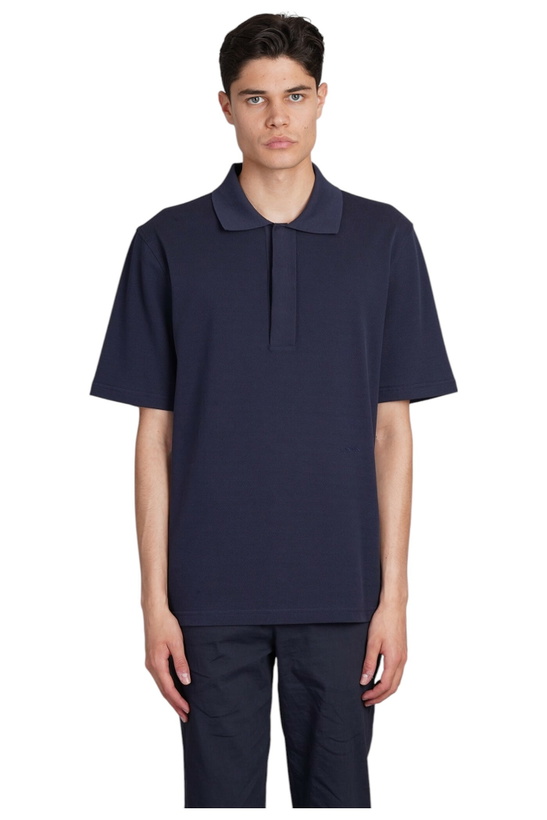 Photo: Lanvin Polo In Blue Cotton