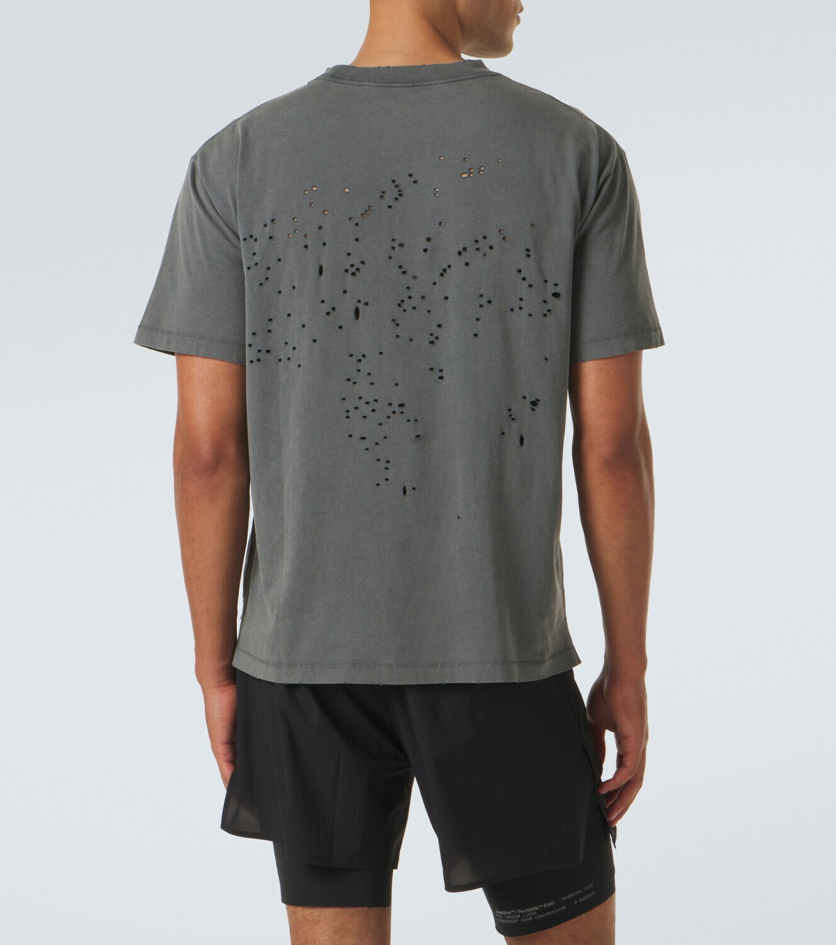 Satisfy MothTech printed cotton jersey T-shirt