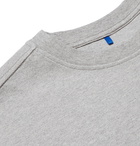 Ader Error - Logo-Print Mélange Cotton-Jersey T-Shirt - Gray