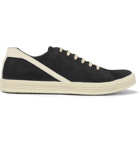 Rick Owens - Geothrasher Leather-Trimmed Suede Sneakers - Men - Black