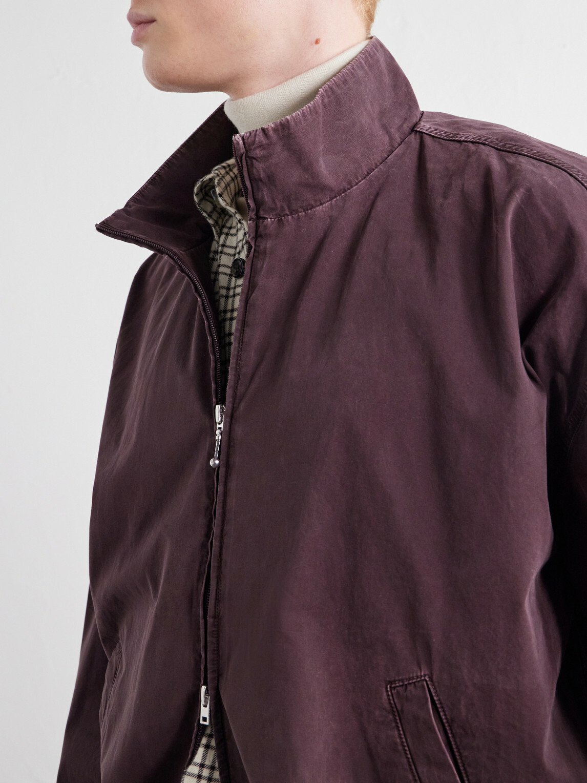 AGOLDE - Marshall Cotton-Poplin Jacket - Purple