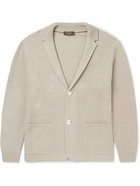 Loro Piana - Silk and Linen-Blend Cardigan - Neutrals