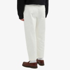 Wax London Men's Kurt Twill Trousers in Off White