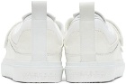 Marcelo Burlon County of Milan White Leather Strap Logo Sneakers