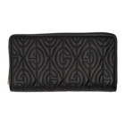 Gucci Black Quilted G Rhombus Wallet