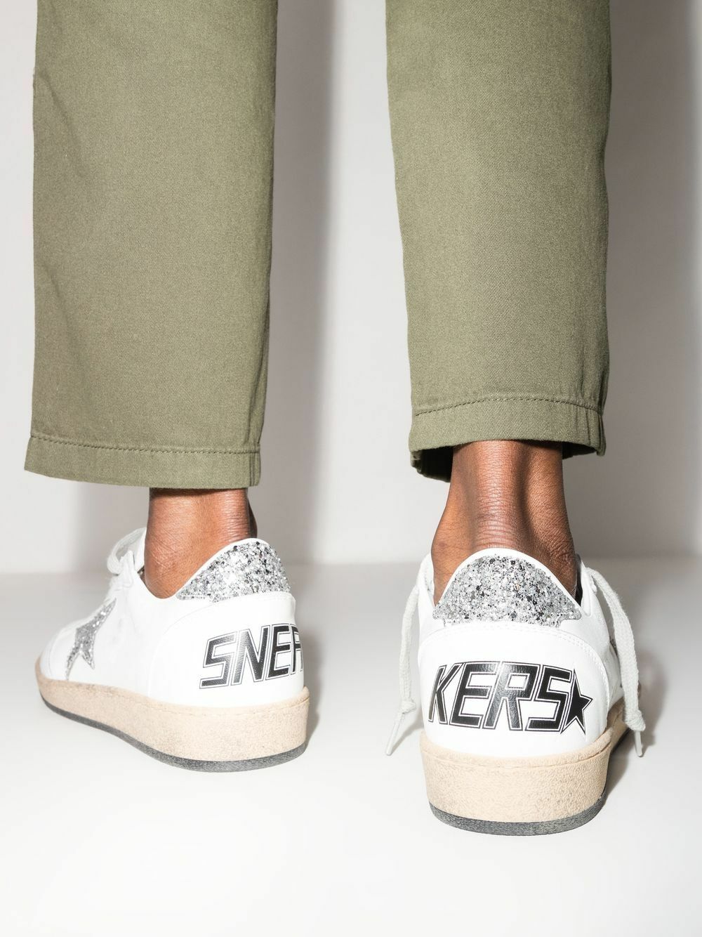 GOLDEN GOOSE - Ball Star Leather Sneakers