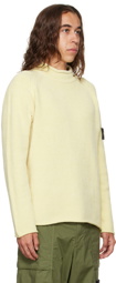 Stone Island Yellow Chenille Sweater