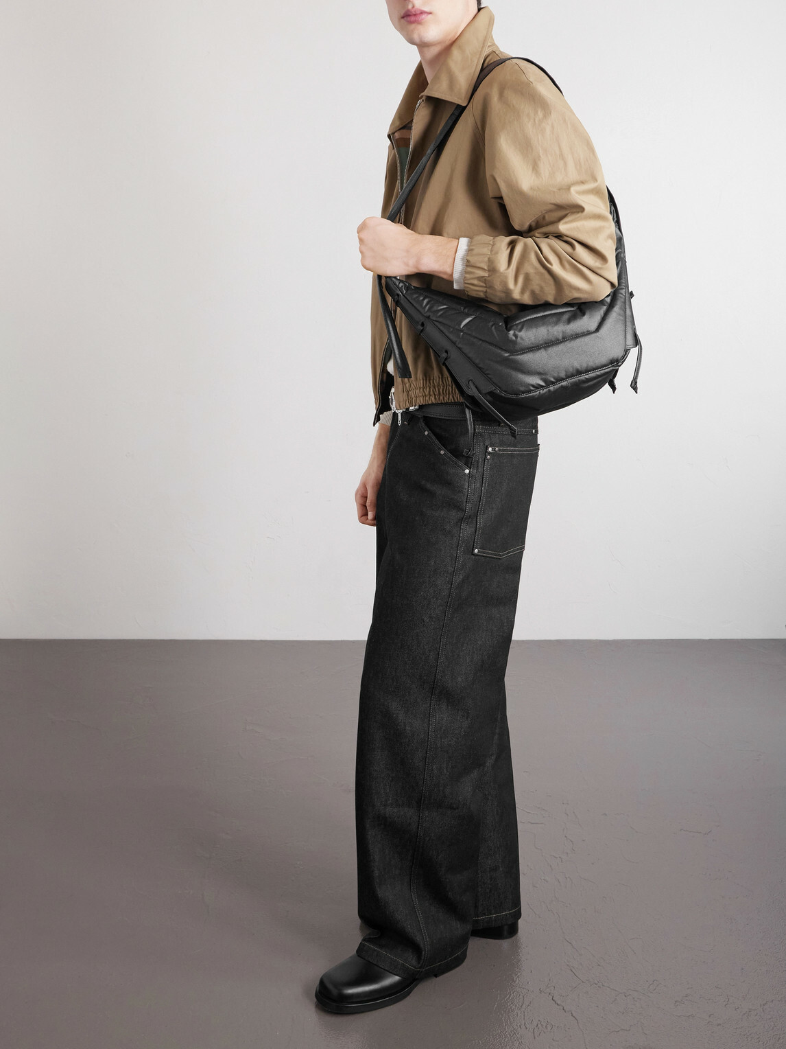 LEMAIRE - Soft Game Small Coated-Cotton Messenger Bag