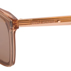 Gentle Monster Tega Sunglasses in Brown/Brown