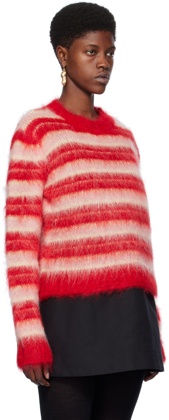 Marni Pink Striped Sweater Marni