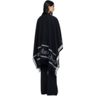 Max Mara Black Hildestole Scarf